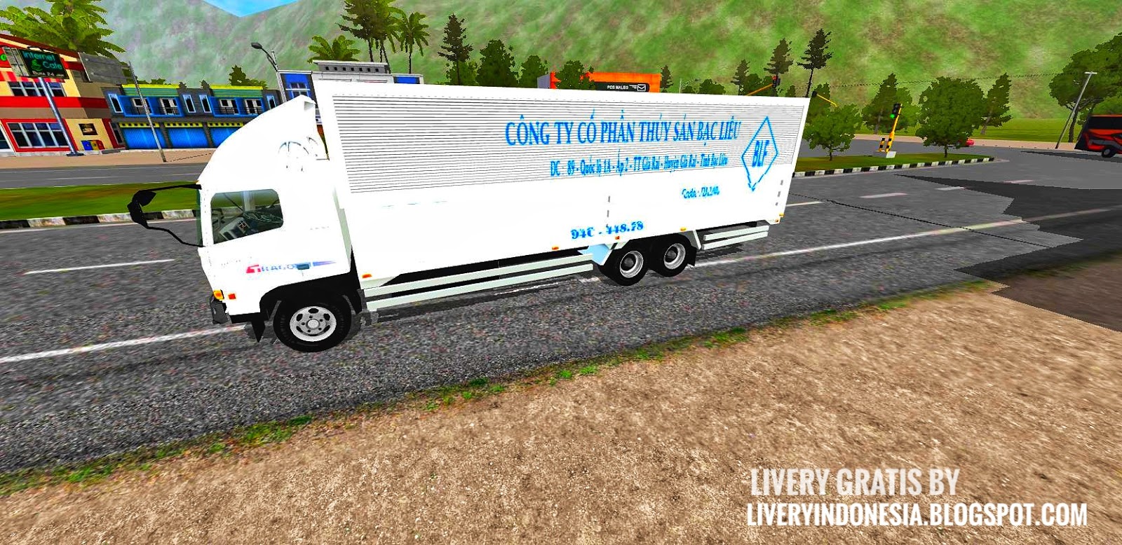 Livery Bussid Truk Hino Box schöne wörter liebe