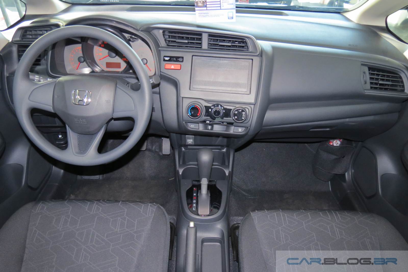 Novo Honda Fit DX 2015 automático - painel