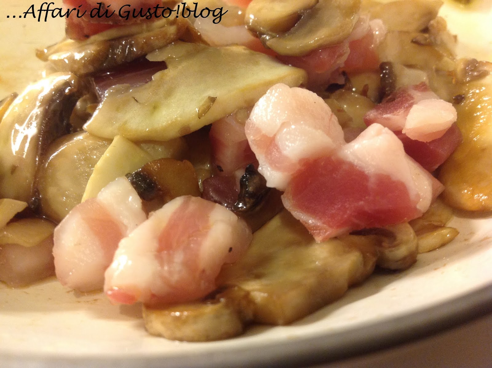 Affari di Gusto Gnocchi con taleggio, funghi e pancetta