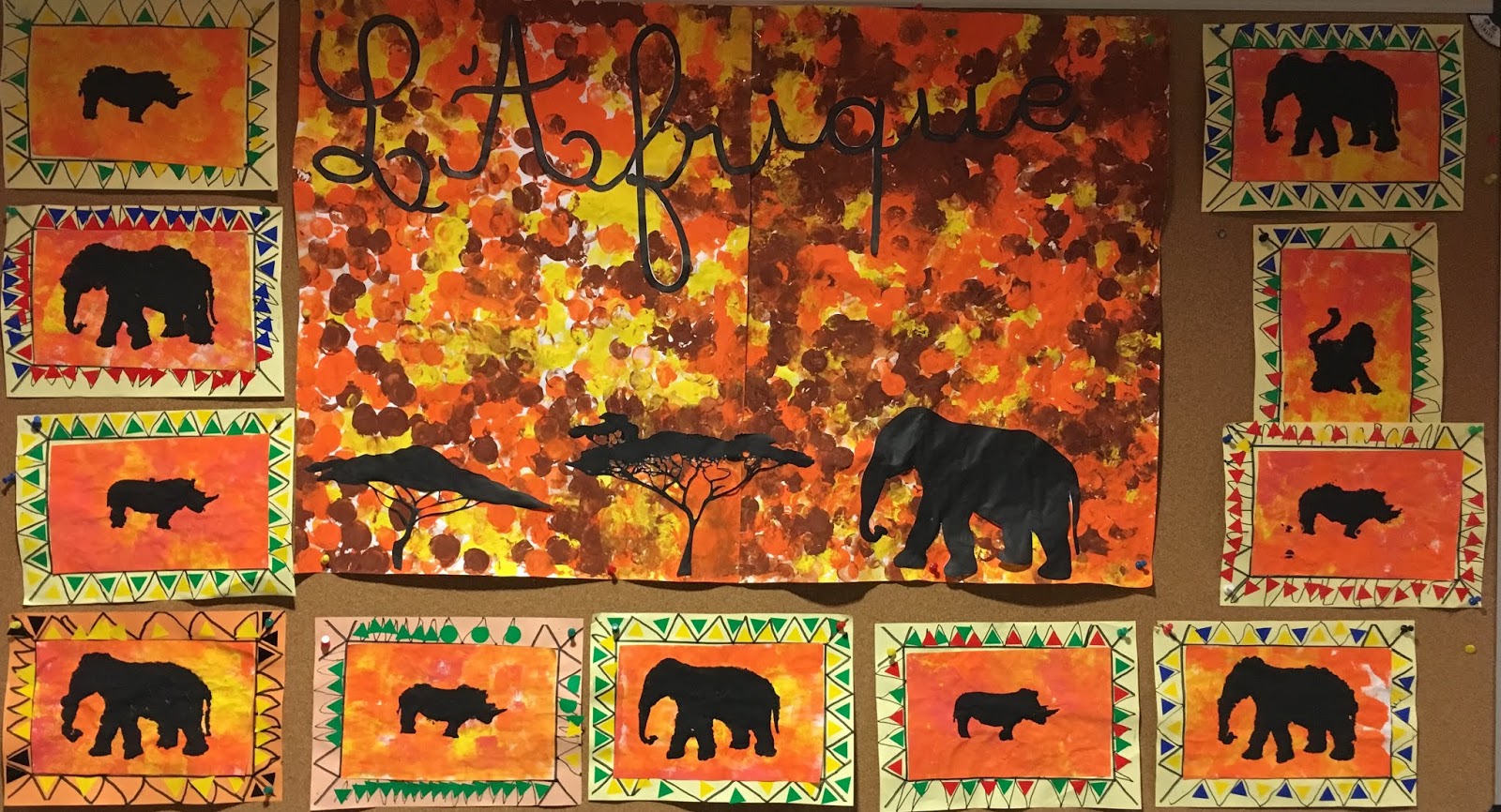 Fichiers et arts créatifs pour découvrir l'Afrique en maternelle