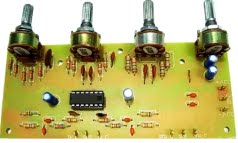 Pre-amplificador estereofónico con controles de tono L+M+H