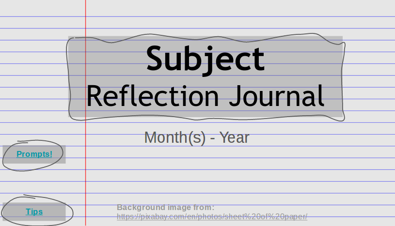Reflective Journal Template For Students from 3.bp.blogspot.com