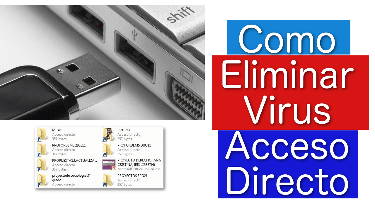 3 Formas: Eliminar virus acceso directo en PC | PCWebtips