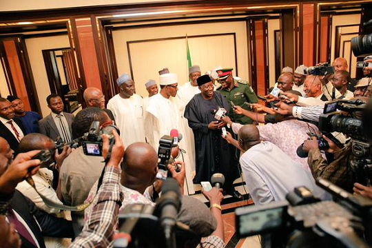 buhari jonathan photos