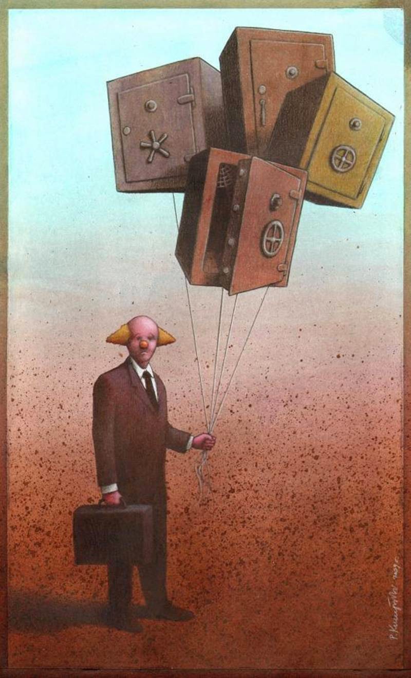 Multi-faceted and interesting illustrations by Paul Kuczynski