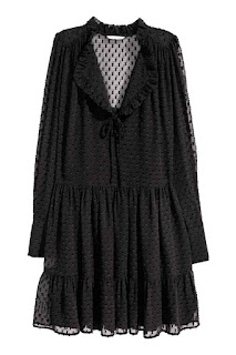 H&M szyfonowa sukienka w stylu retro H&M szyfonowa sukienka w stylu retro co kupić na wyprzedaży H&M okazje blog modowy