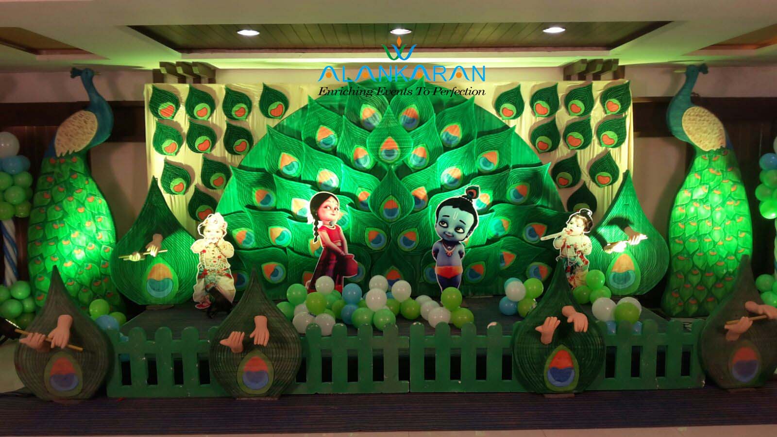 Alankaran Little Krishna Themed Birthday Party!!