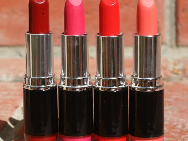 MUA Lipsticks - #1, #3, #13, #16 Nectar Swatches & Review
