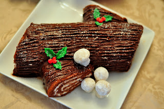 yule log cake