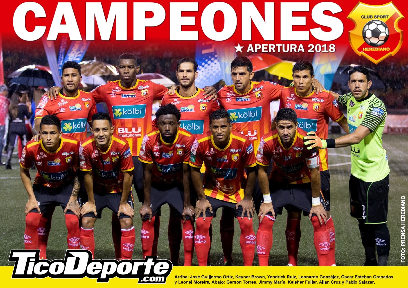 Fútbol en América Costa Rica Primera División (Campeones)