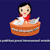 Jasa Publikasi Jurnal Internasional Terbit 1 Bulan Terindex ISI