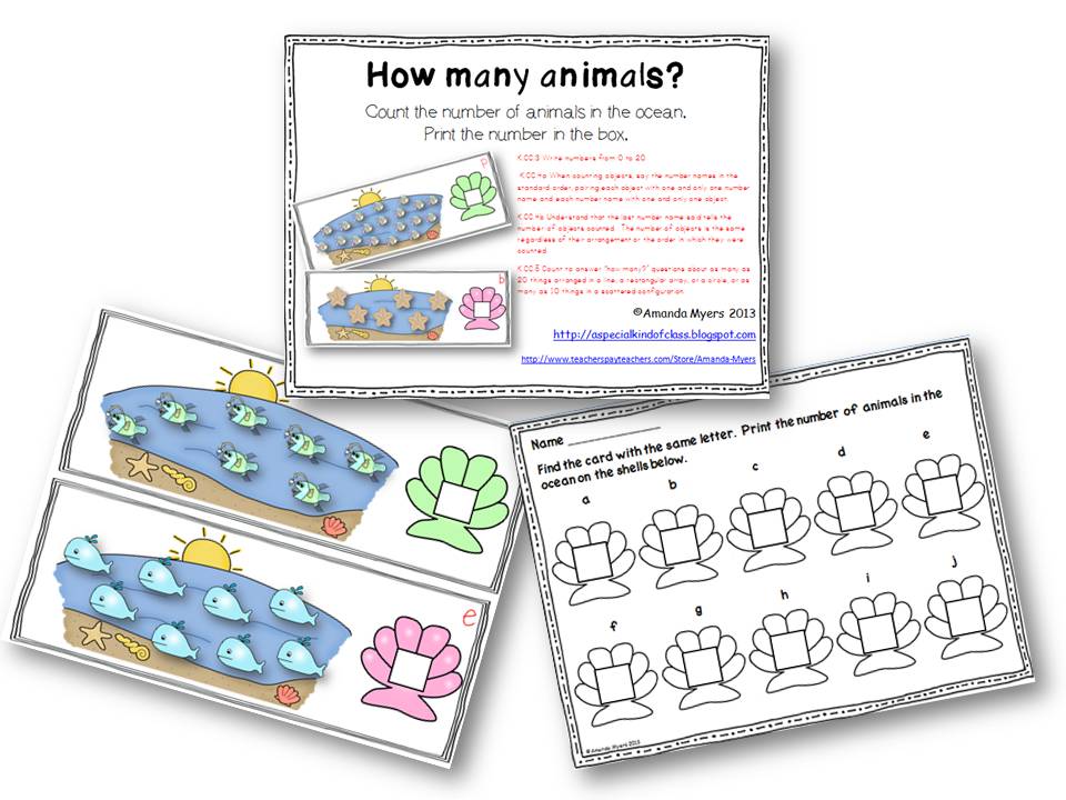 A special kind of class: Under the Sea Math