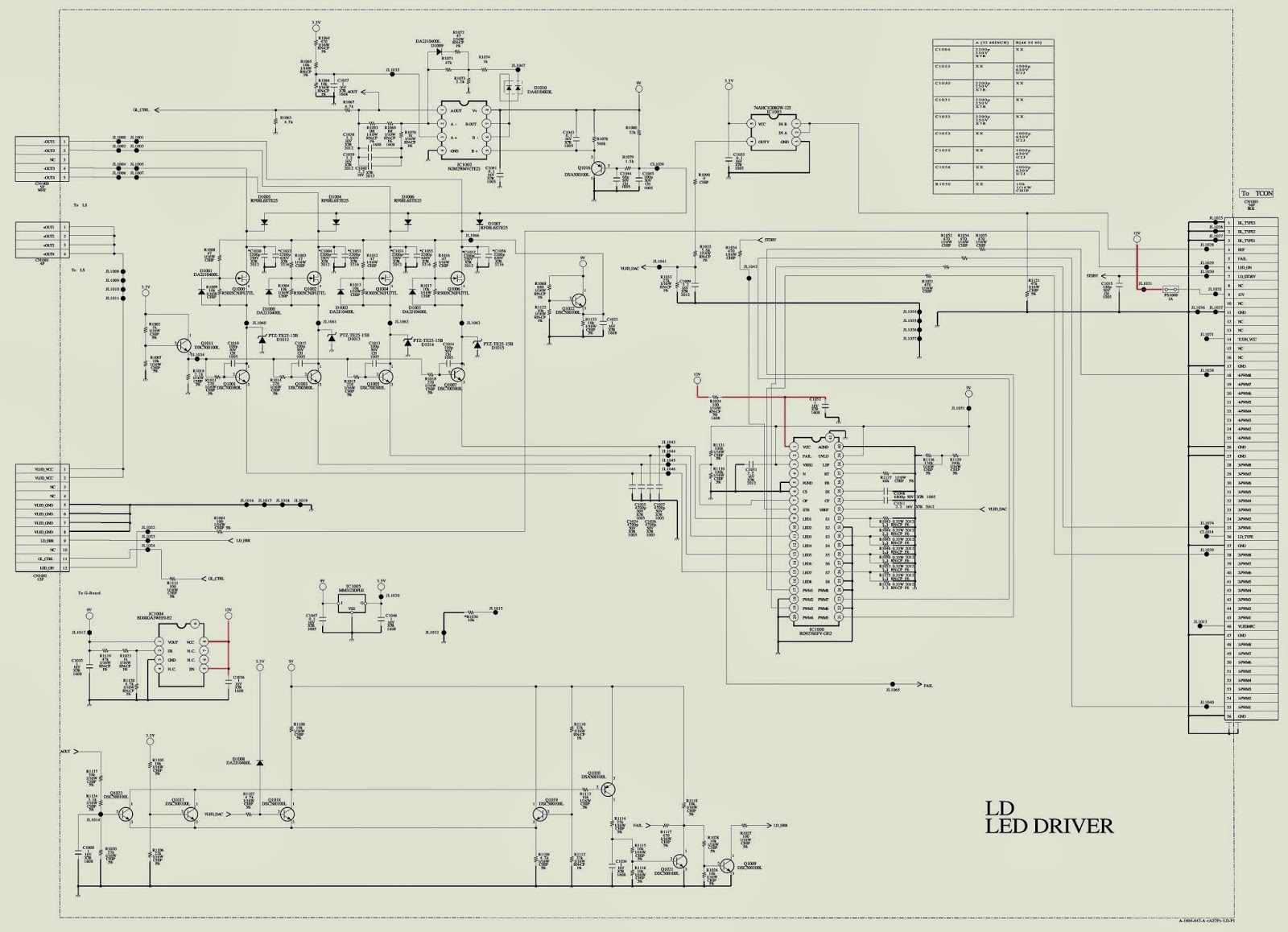 Sony D2212 Schematic Diagram