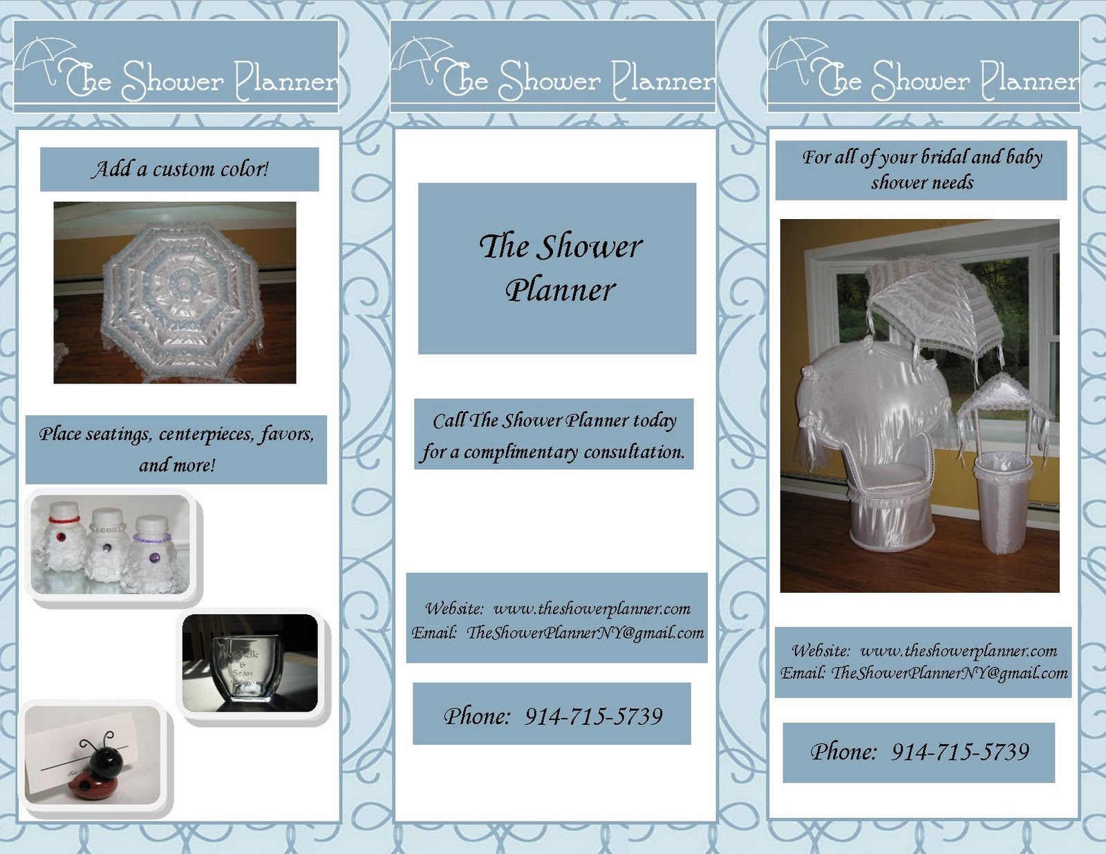 The Shower Planner The Shower Planner Brochure