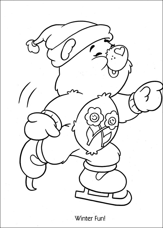 halloween care bears coloring pages - photo #48