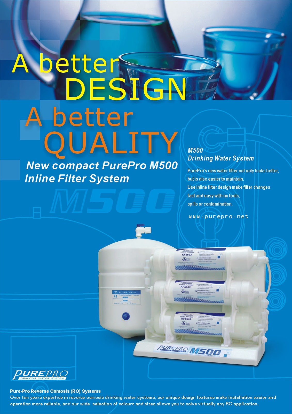 PurePro® M500 Reverse Osmosis Water Filtration System