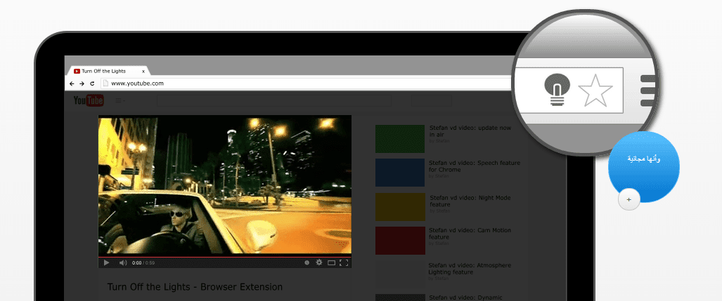 اضافات متصفح جوجل كروم مفيدة - الجزء الثاني AdBlock WHATFONT  ColorPick Eyedropper ‪Hover Zoom‬‬  ‫إطفاء الأنوار