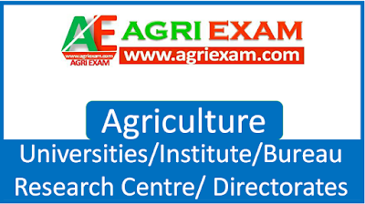 ICAR Universities/Bureau/Directorates/Research Centre/Institutions