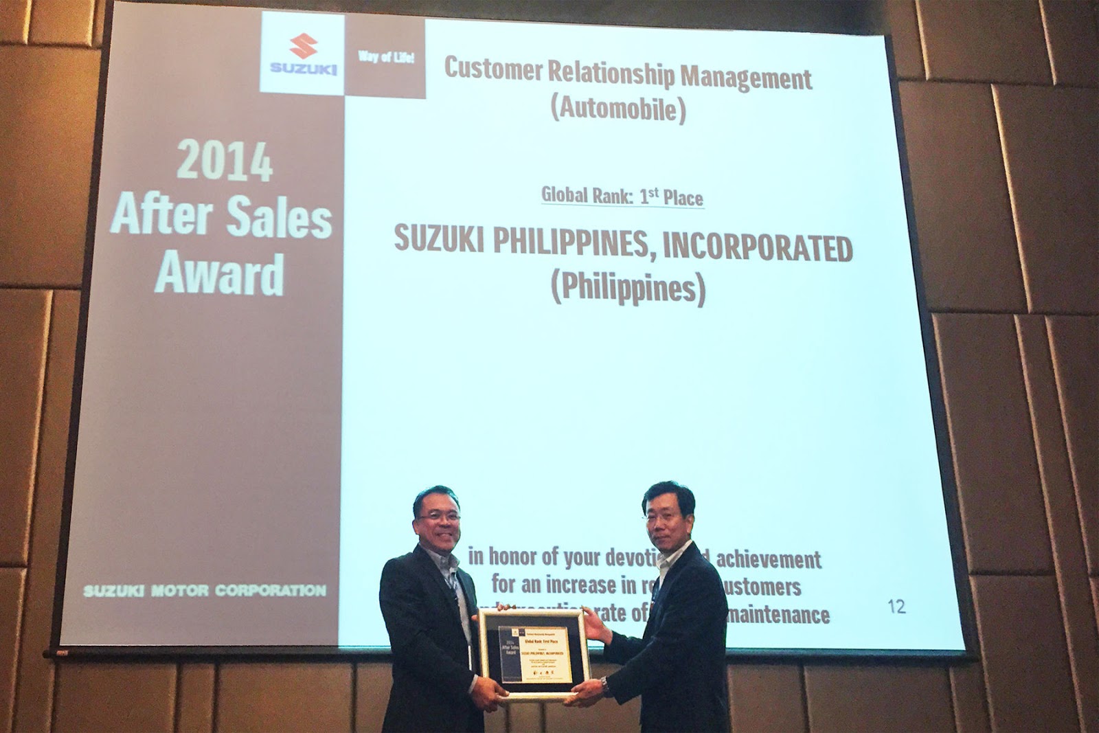 Suzuki Philippines Bags Three Global Awards for Excellence