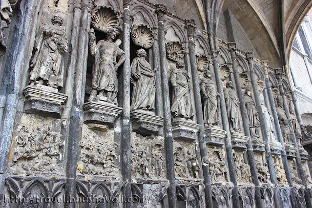 Notre Dame Cathedral Tournai Belgium Sculptures