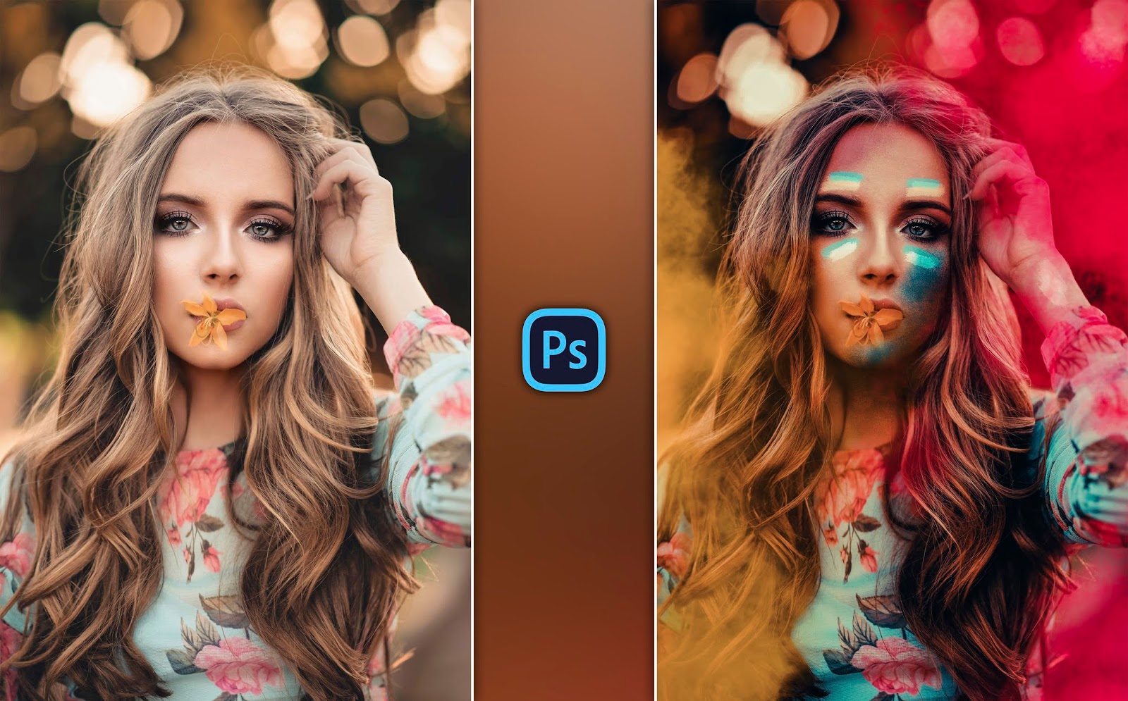 Holi Special Girl Photo Editing in cc Colorful Girl