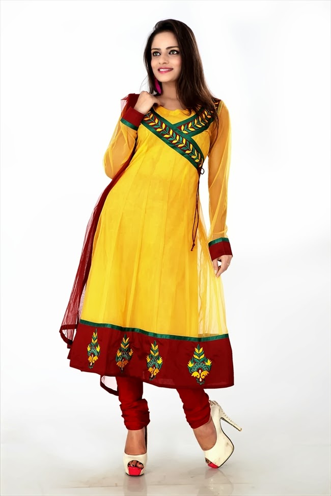 Desi Sexy Tips for girls: New Anarkali Frocks Designs For Summer 2013