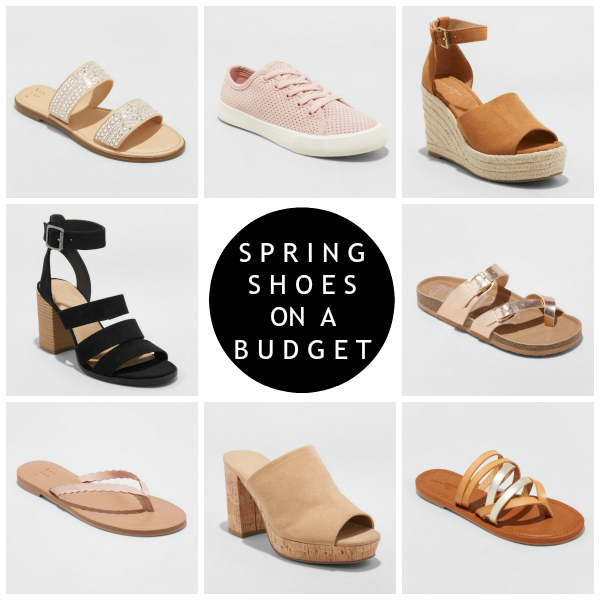 style on a budget, target style, spring shoes, what to buy for spring, north carolina blogger