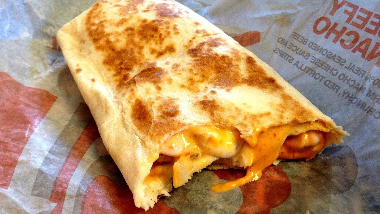 Spicy Chicken Burrito Taco Bell Chicken Choices