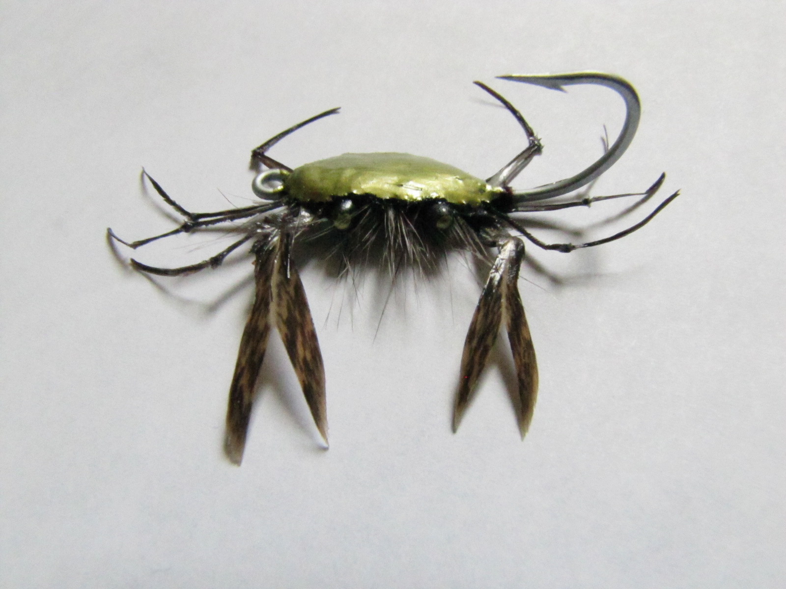 A Creative Fly Tying Blog. The Golden Olive Crab.
