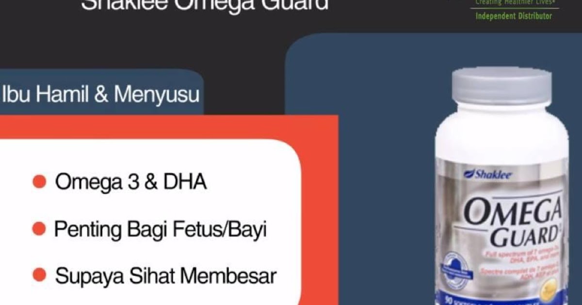 Kebaikan Omega Guard Shaklee Blog Safeni Feni