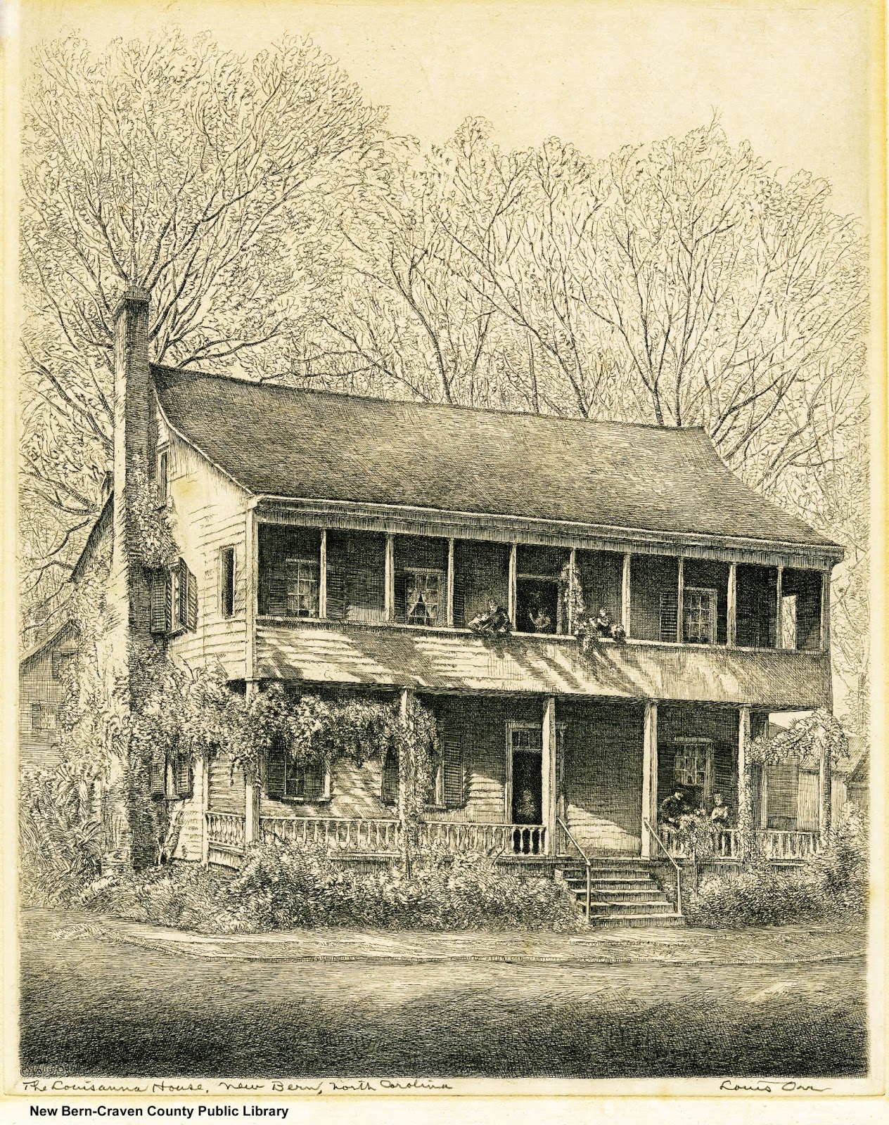 The Kellenberger Room The Louis Orr etchings of North Carolina