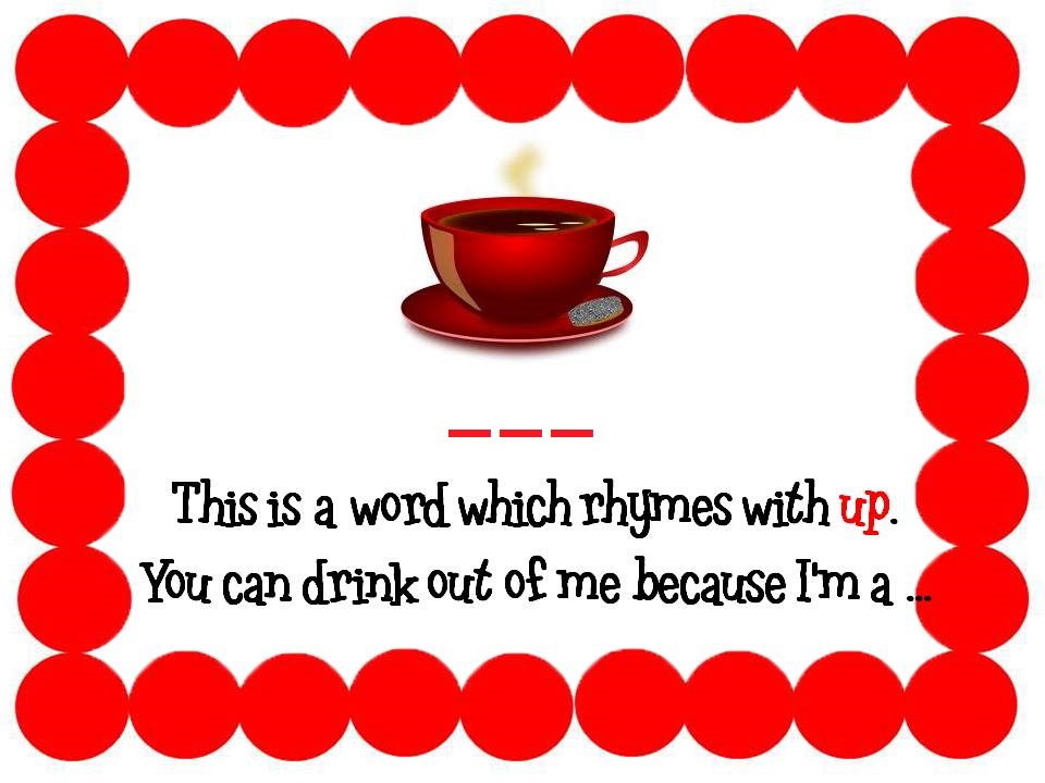 Enjoy Teaching English: Rhyming words - Riddles