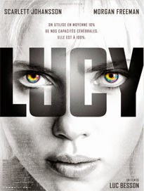 affiche du film Lucy de Luc Besson