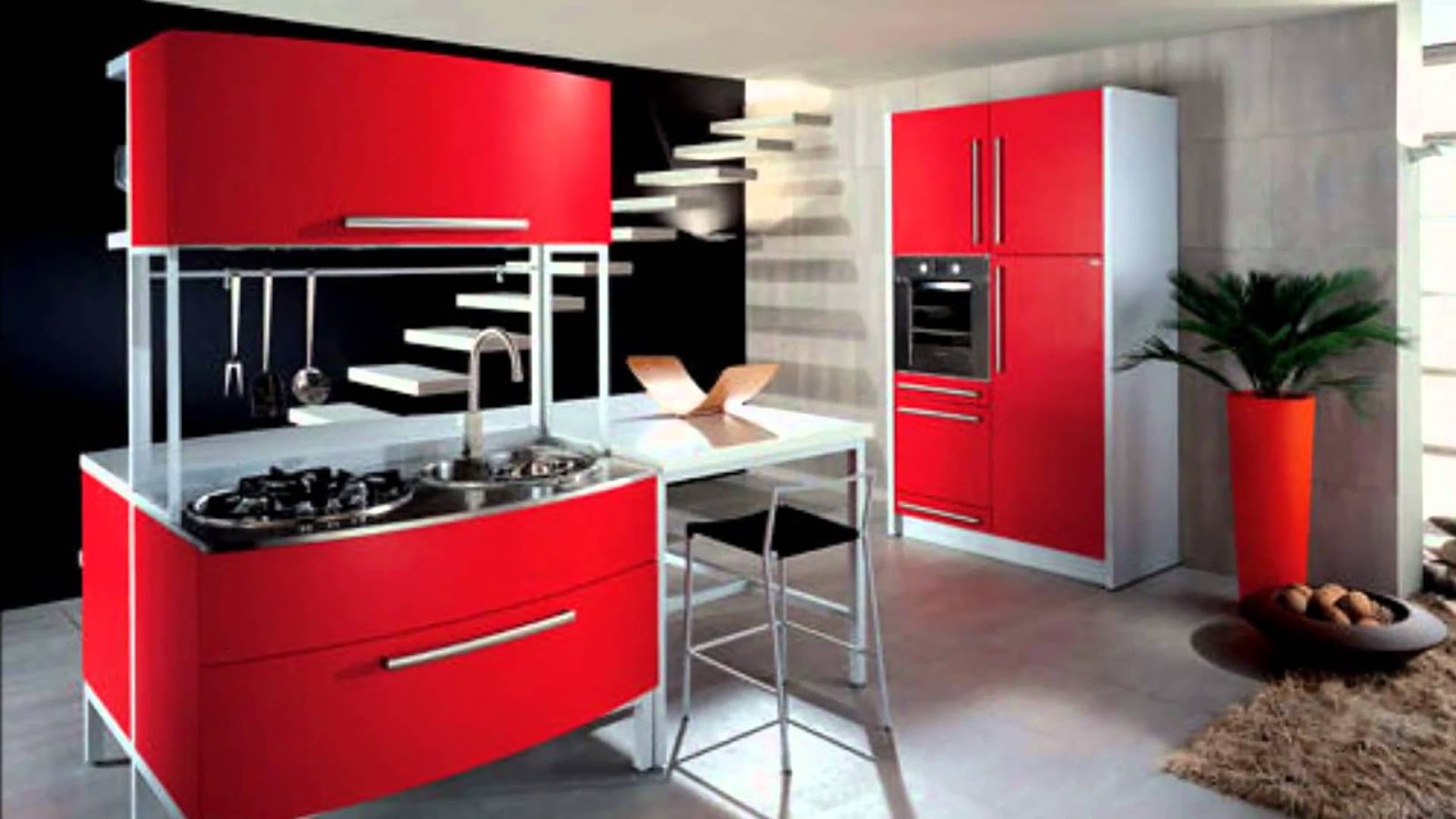 21 Desain Kitchen  Sets  Merah  Desain Rumah