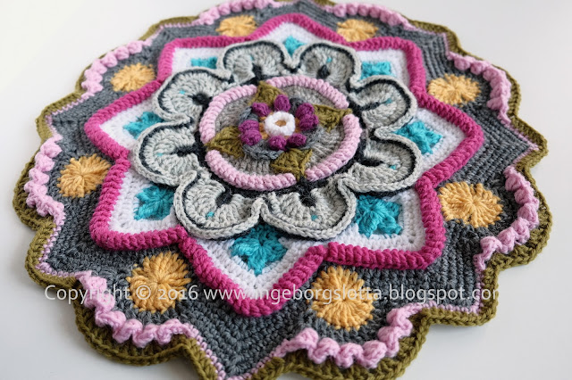 Mandala madness CAL 2016 part 4 crochet