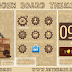 Wooden Board HD Theme For Nokia 202,300,303,x3-02,c2-02,c2-03,c2-06,c3-01 240*320 Touch and Type Devices