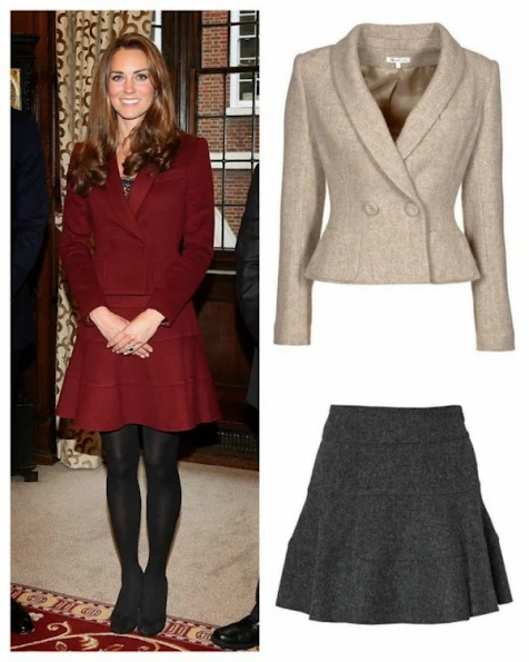 Kate Middleton wore Paule Ka Jacket and Skirt