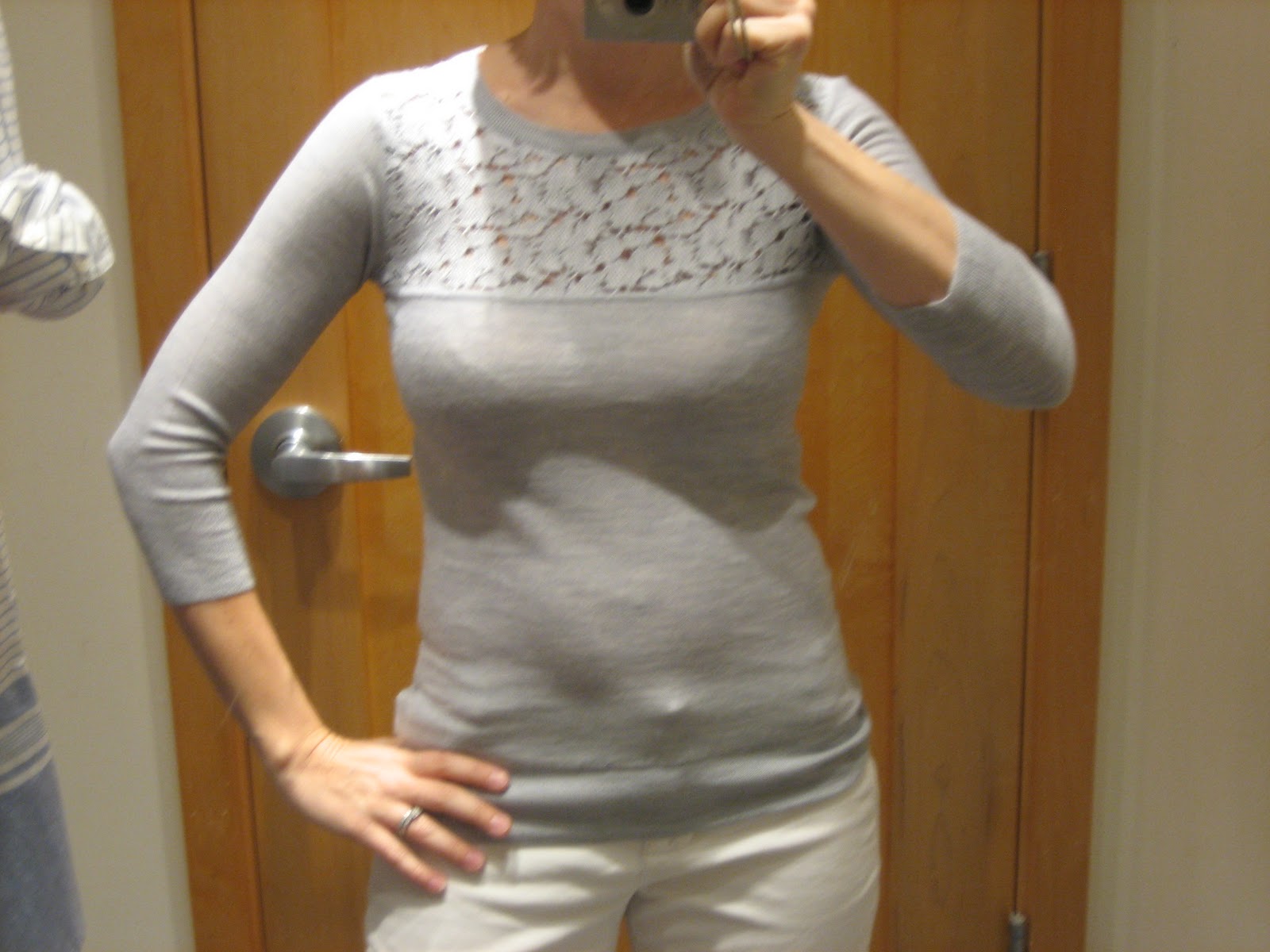 ShOperaRach J. Crew Reviews Merino Tatting Lace Sweater