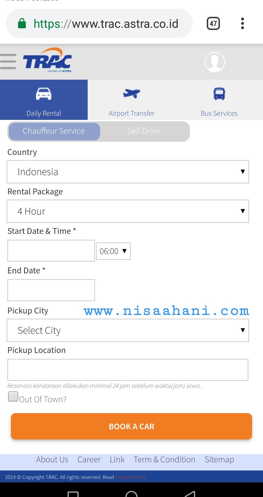 Liburan Tenang dengan TracAstra Rent A Car » nisaahani blogger yang