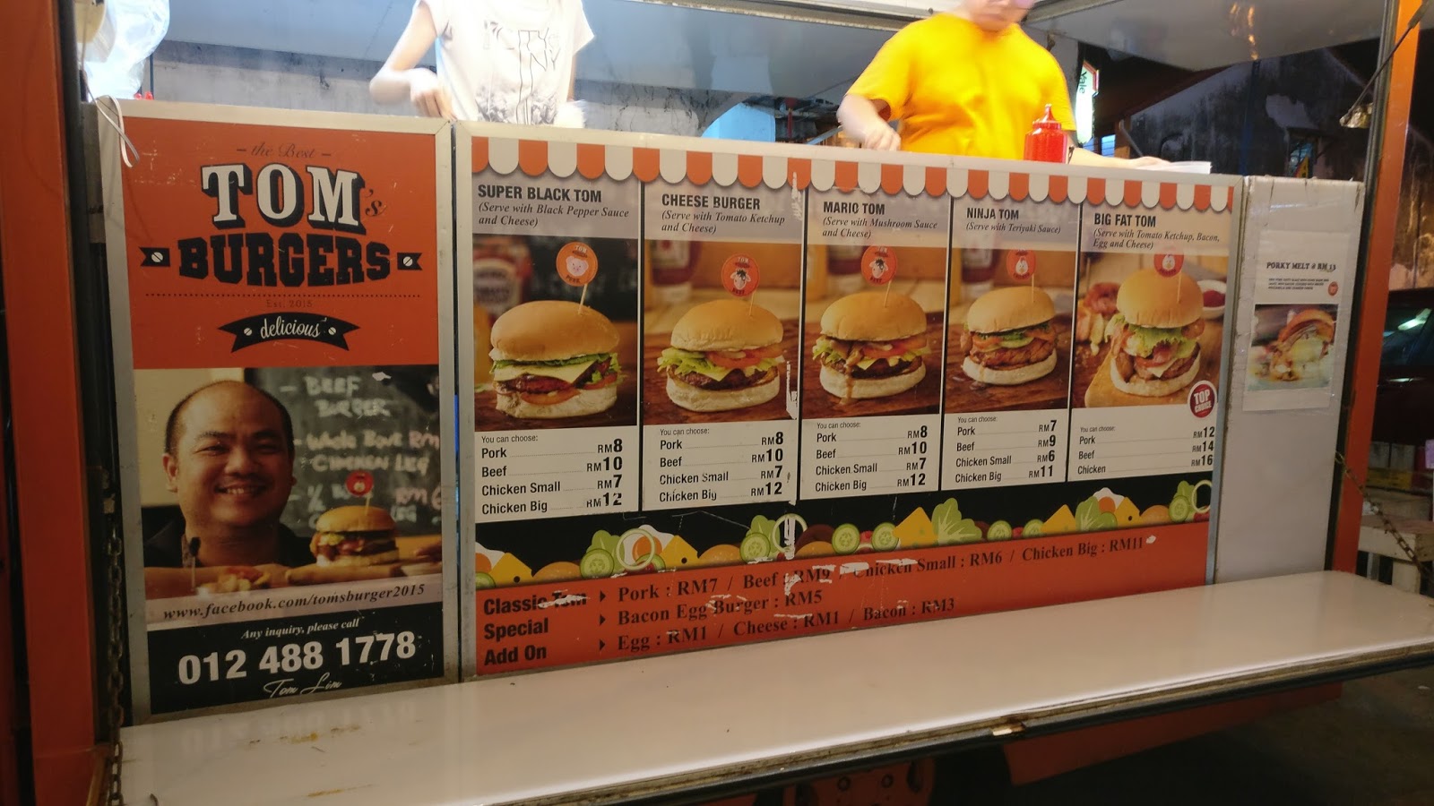 It's About Food!! Tom's Burger Truck Lorong Chulia & Tom's Burger