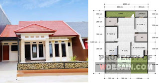 Desain Rumah Ukuran 10x14 1 Lantai