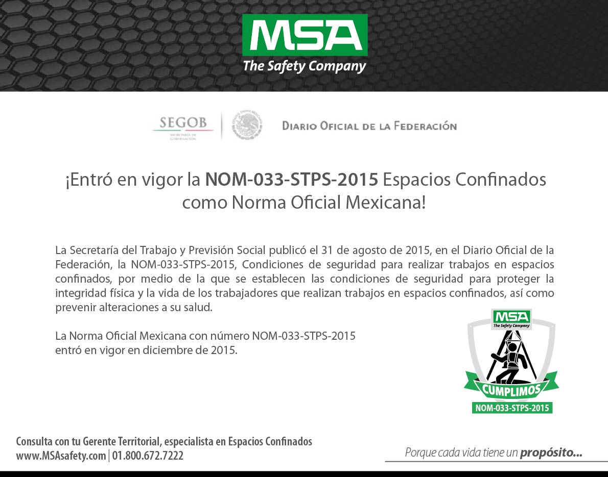 IETSA Espacios Confinados y Productos que cumplen con la NOM033STPS2015 IETSA Espacios Confinados y Productos que cumplen con la NOM033STPS2015