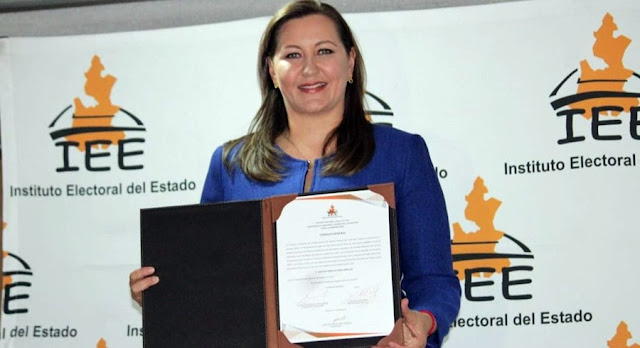 Martha Erika acude al TEPJF para defender su constancia de mayoría