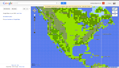 8 Bit Zelda Style Google Maps