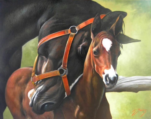 caballos-pintura-al-oleo