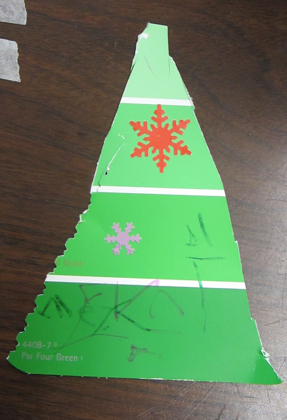 StrongStart Paint Chip Ornaments