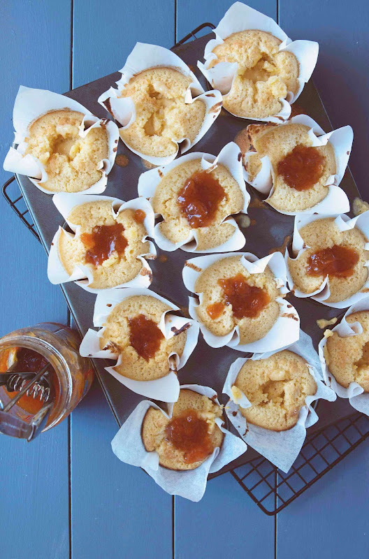 Milk and Honey Gluten Free Apricot Jam Muffins