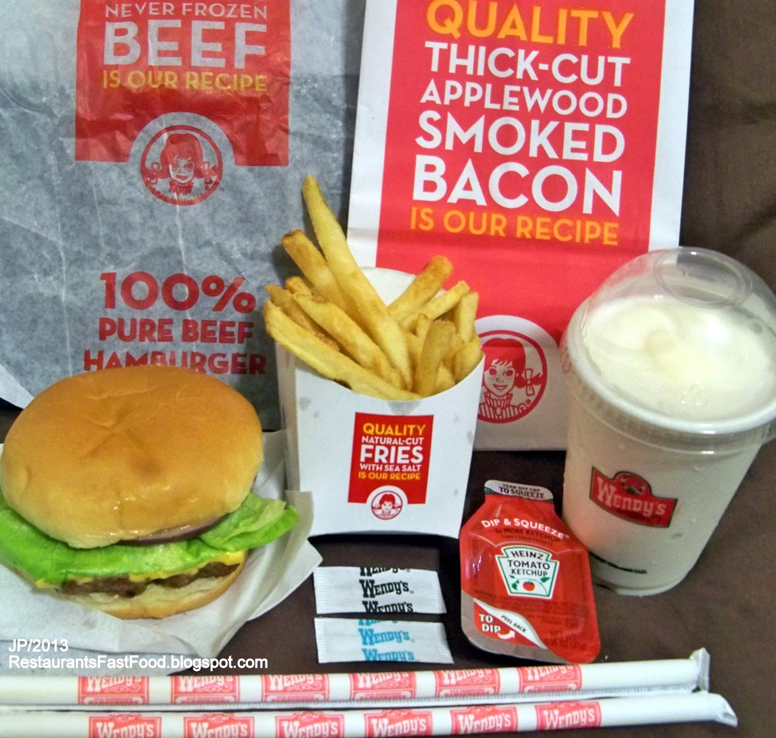 Restaurant Fast Food Menu McDonald's DQ BK Hamburger Pizza Mexican Taco