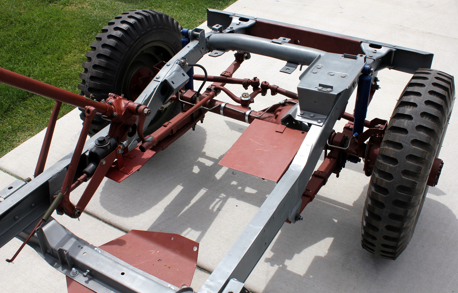 1943 Willys MB Jeep Restoration Project Steering and PrePaint