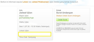 cetak surat undangan pretest ppg